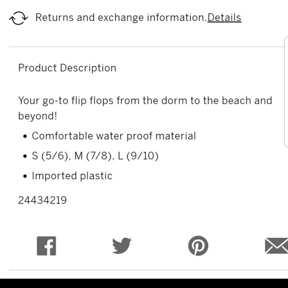 (S LEFT)! VS PINK LOGO FLIP FLOPS - Picture 2 of 3